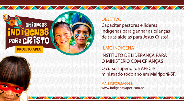 Ore pelas crianças indigenas